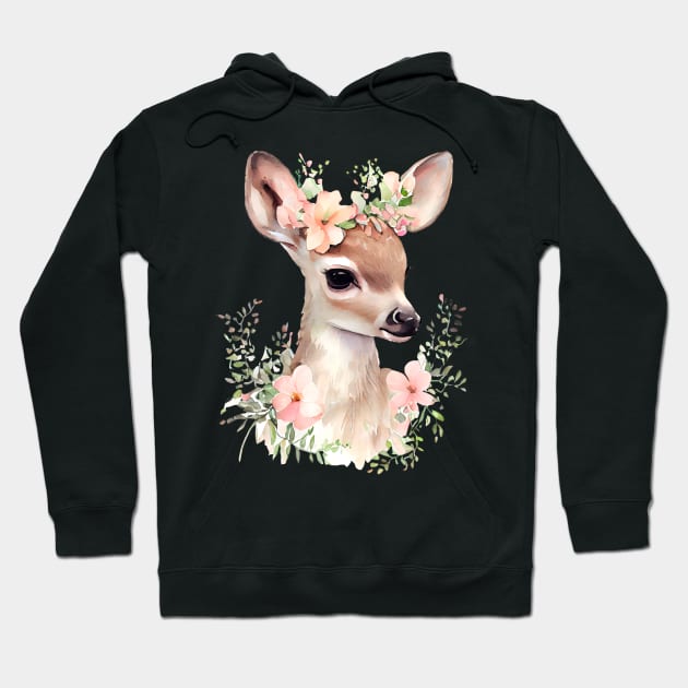 Deer Hoodie by DreamLoudArt